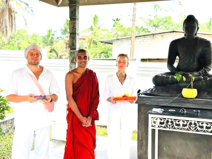 Devotional Offering in White Attire